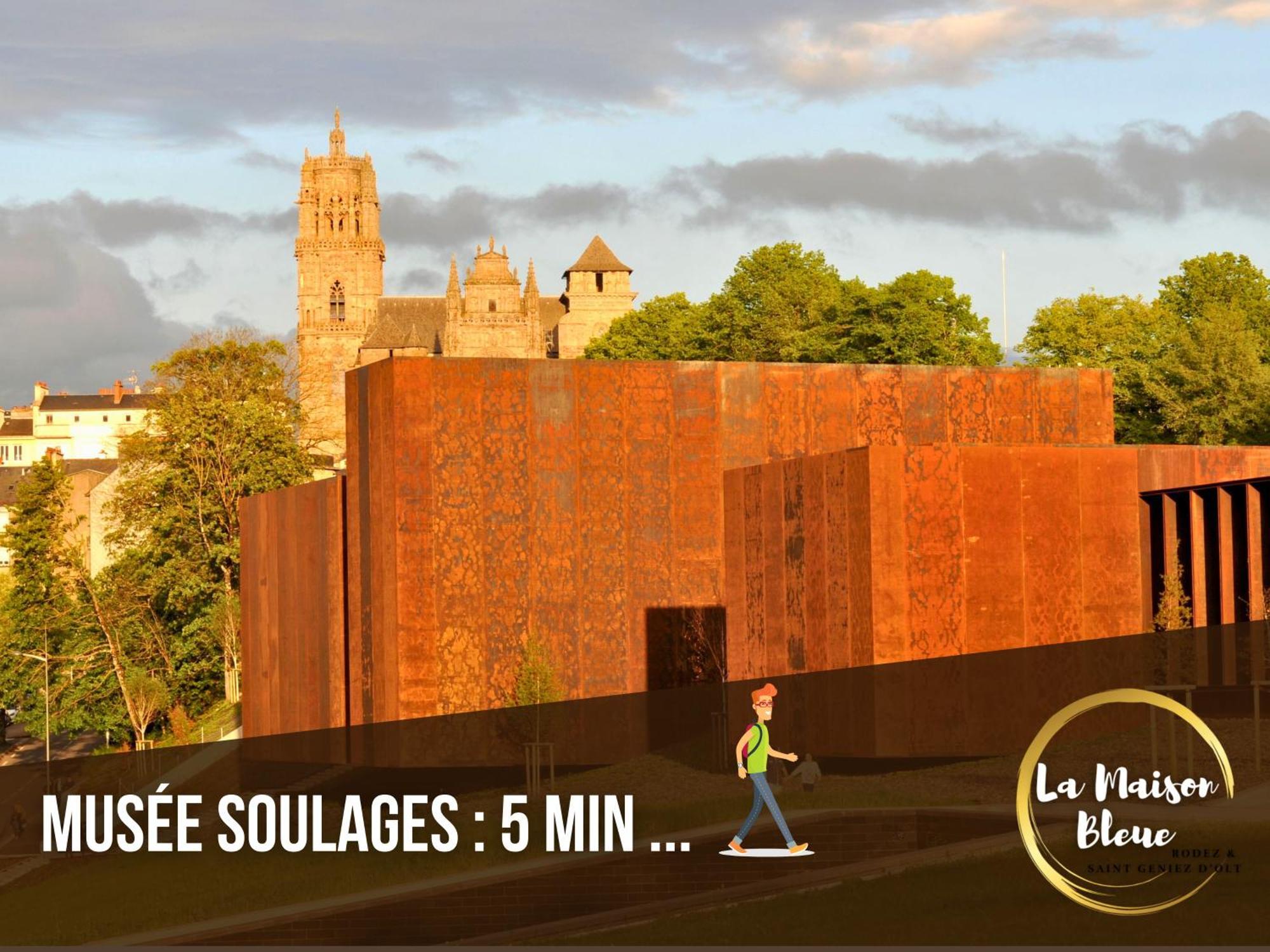 Cocon, Vue Rodez, Terrasse, Box, Musee Soulages Exterior foto